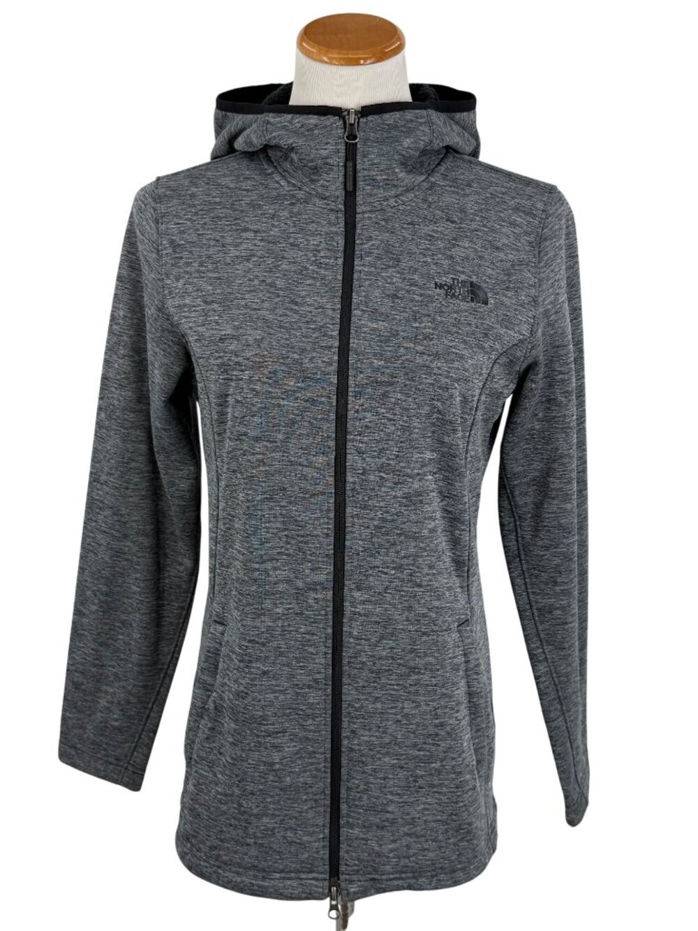 The North Face Gray Zip-Up Fleece Lined Canyonlands Hoodie Jacket S | Athleisure - Picture 3 of 16